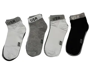 USA Ankle Quarter Low Cut Thin Cotton Socks for Men and Women Size 9-11 10-13 Casual Lightweight Pack of 12 Ankle Socks Womenswear Spandex Soft Sports Tropical Comfort Breathable