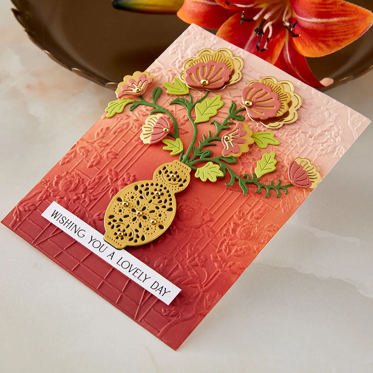 Regal Lattice 3D Embossing Folder