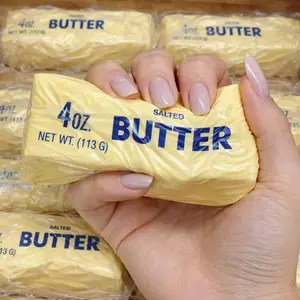 Ultra-soft, squeezable butter-shaped stress relief toy; milky-scented, slow-rebound butter-shaped stress relief toy, suitable for teens, non-toxic