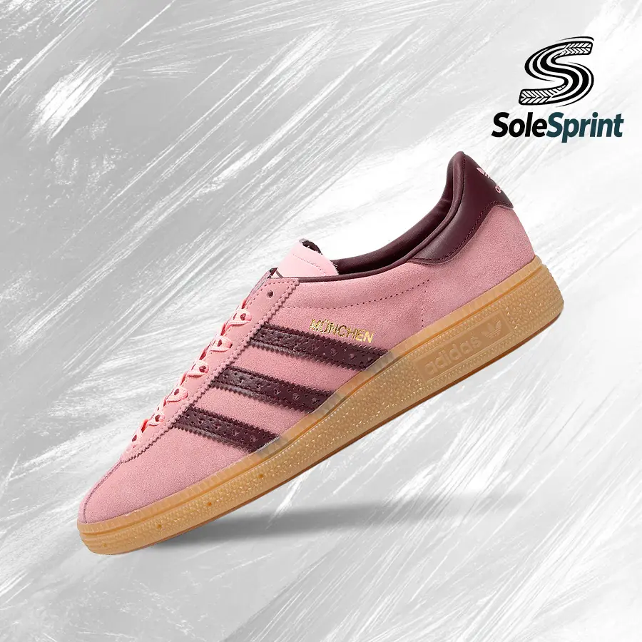 adidas MünchenValentine's Day (Women's)– Women's Lifestyle Sneakers – shoes for woman -Vintagen - Running Shoes, Lightweight Shock-Absorbing Comfort, Breathable Everyday Fit, Gym Training to Street Casual Wear - back to school - KJ4497