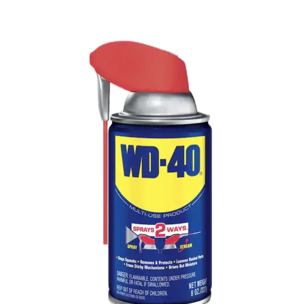 8 oz. WD-40 Spray with Spray straw Pack of 2 8 oz. WD-40 Spray with Spray straw Pack of 2