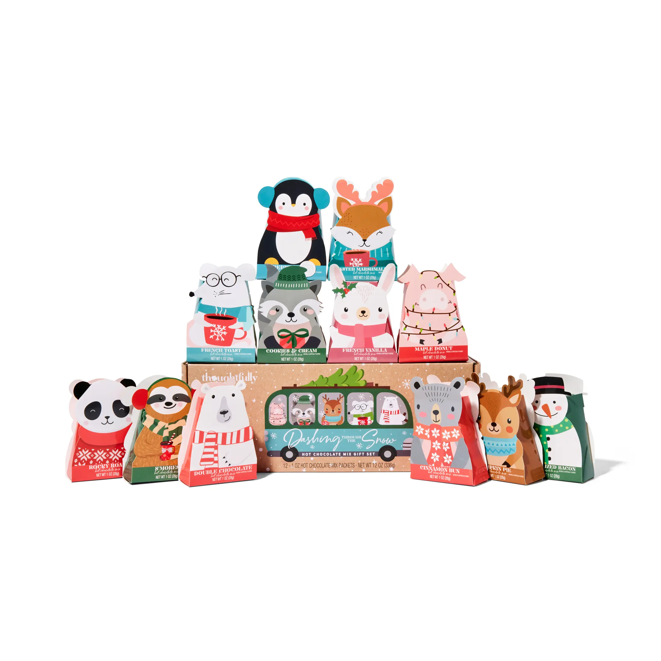 Holiday Character Hot Chocolate Gift Set