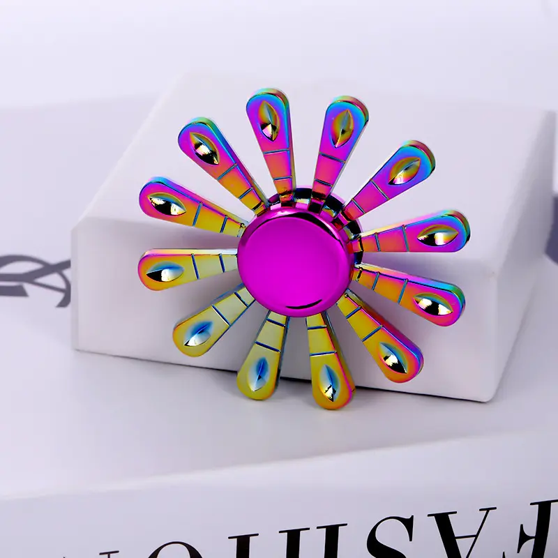 Colorful Peacock Spreading Its Wings in a Floating