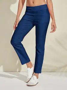 Acegolfs Women's Golf Pants Loose Fit Navy Blue Dark Blue Pants / Trousers Ladies Golf Attire Clothes Outfits Wear Apparel 10420935