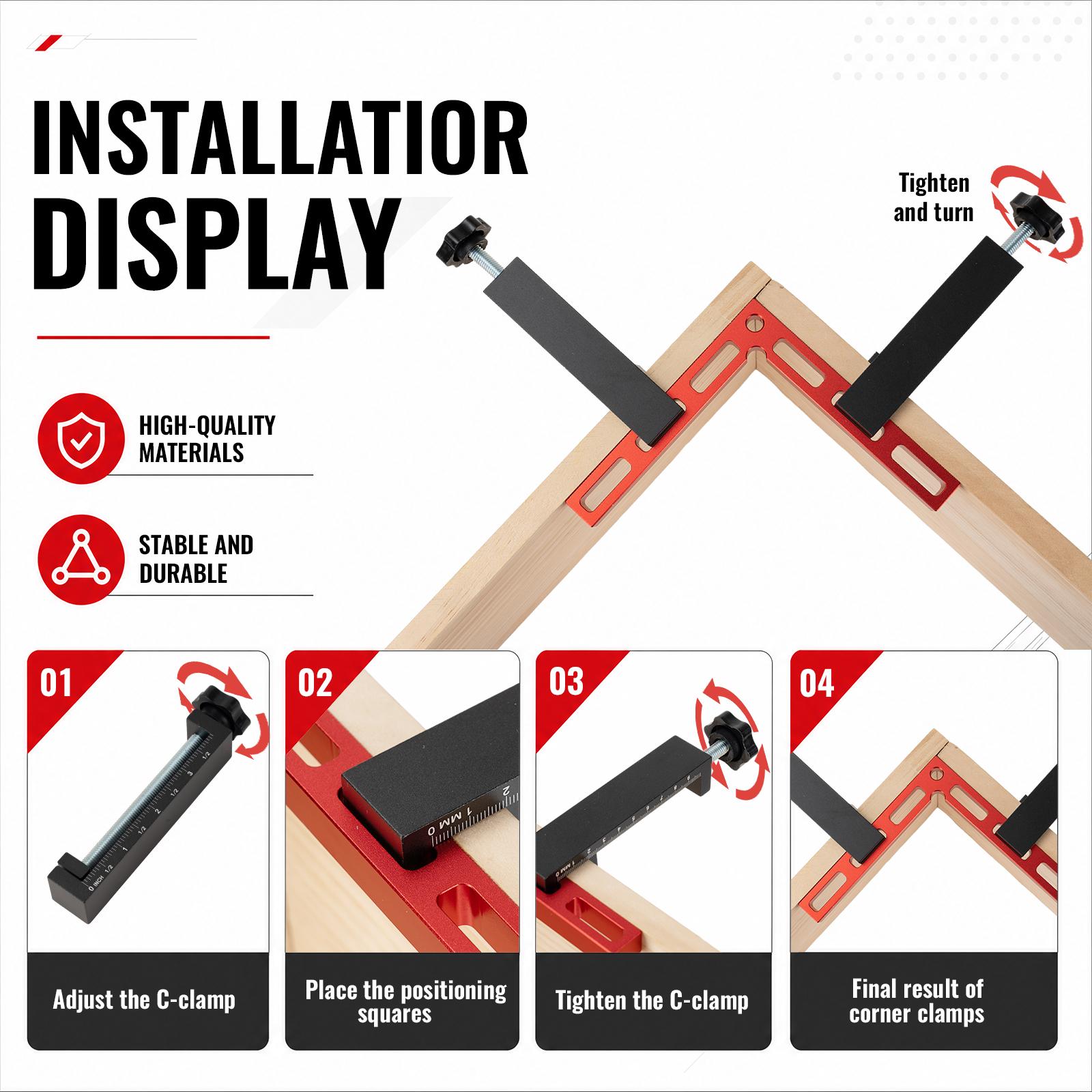 corner clamp measurements and details