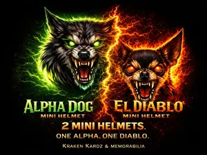 Double Sealed Mini Helmet Set – Alpha Dog & El Diablo (Live Demonstration)