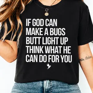 Funny Christian Shirt, Sarcastic Humor Baptism Gift for Her, Women Religious Shirt, Christian Scripture Shirt