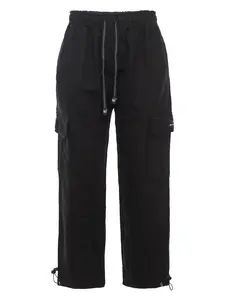 Men's Heavyweight Baggy Sweatpants with Cargo Pockets & Drawstring Waist for Comfort and Style Ideal for Casual Wear