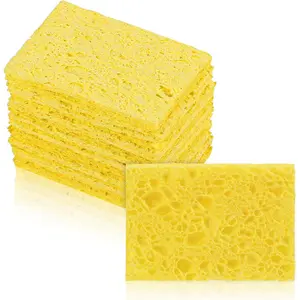 20Pcs Square Replacement Soldering Iron Cleaning Sponge Welding Clean Pads