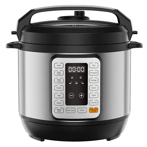9-in-1 Stainless Steel Electric Pressure Cooker, Steamer, Yogurt Maker, Warmer&Sterilizer, Saute, Slow Cooker, Multi-Functional Smart Pot Rice Cooker, Foodies, Measuring Cup