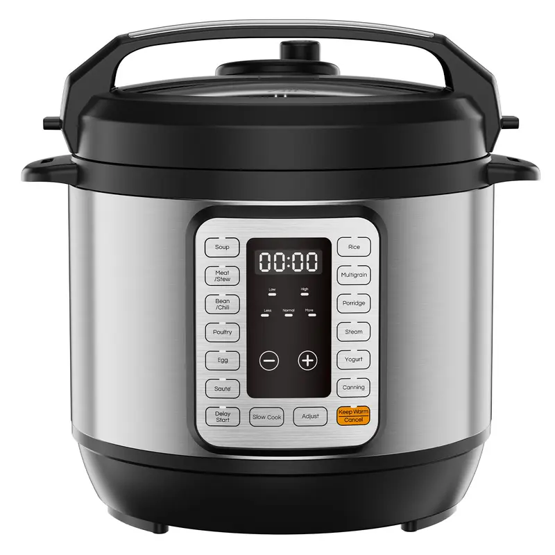 9-in-1 Stainless Steel Electric Pressure Cooker, Steamer, Yogurt Maker, Warmer&Sterilizer, Saute, Slow Cooker, Multi-Functional Smart Pot Rice Cooker, Foodies, Measuring Cup