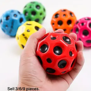 3-9 Space Ball-Super Elastic Space Ball-Large Elastic Ball for Sports Training and Sensory Games-Extremely High Elastic Ball