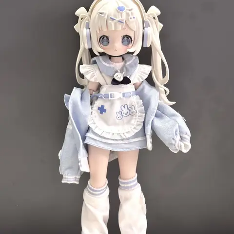 Sugary Girls Series 1/8 Scale MJD Anime Action Figure Blind Box - PVC&ABS, 20 cm, 7 Styles, Sweet-Edgy Cute Model Figure, Articulated Joints, Magnets, Anime-Inspired Charm, Collectibles for Doll Enthusiasts