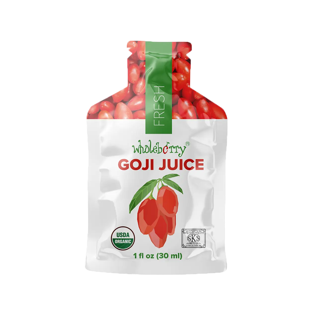 Wholeberry organic wolfberry gouqi Goji Organic Fresh Goji Juice（12 packs 12 oz)