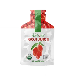 Wholeberry organic wolfberry gouqi Goji Organic Fresh Goji Juice（12 packs 12 oz)