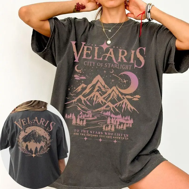 Velaris Shirt, ACOTAR Comfort Colors, City Of Starlight, Night Court T-Shirt, Rhysand Quotes, Sarah J Maas Apparel, Book Lover Gift