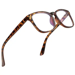 RESJOK  Reading Glasses SquareFrame Reading Glasses, Anti-blue Light Reading Glasses for Women & Men, Fashion Eyeglasses, forWork, Blue Light Blocking