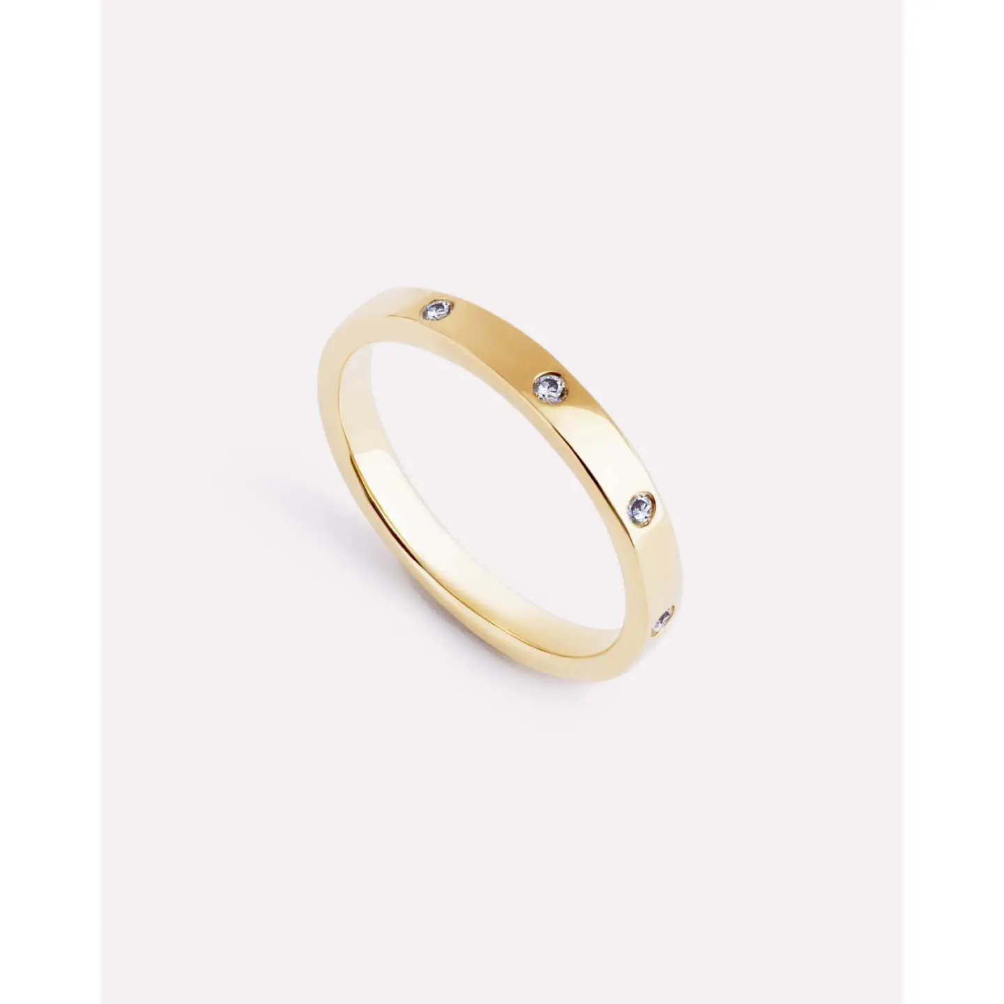 Gold Band Ring - Selena Ring
