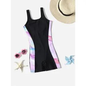 Girls Kids Swimsuit 2026 New Solid Sling One Piece Children Swimwear Bodysuit Monokini Summer Beach Wear Bathing Suit Swimming