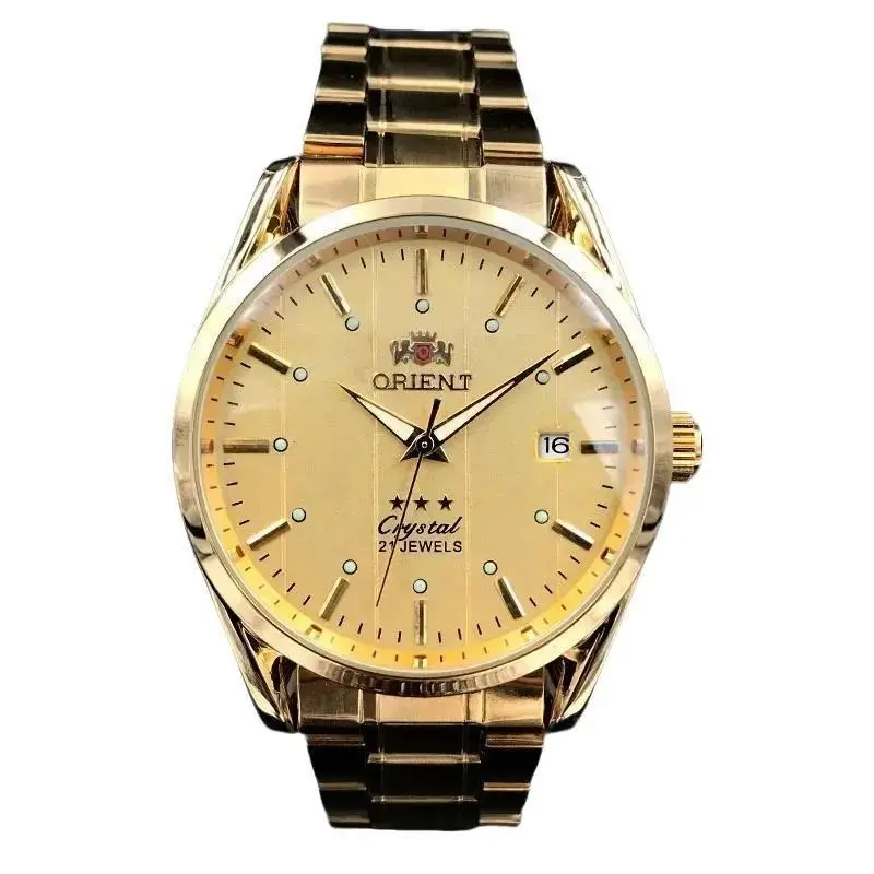 BrightHomePro AAA Grade Men's Luxury Multi-Function Full Steel Automatic Mechanical  Watch with Sapphire Crystal