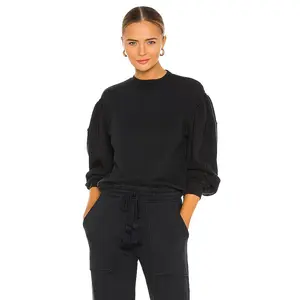 Ulla Johnson Ava Pullover in Onyx