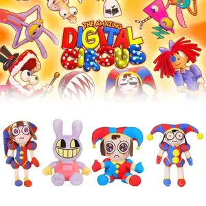 2026 new  The Amazing Digital Circus Plush &Clown Ragatha pomni Cartoon Jax Doll Joker Plush Soft Stuffed Sofa Decorate Christmas Gift