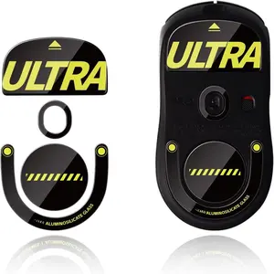 Curved Edges Ultra  Glass  Skates  Skates Compatible with  PRO X2 SUPERSTRIKE/G Pro X Superlight 2  Gaming   , Super Smooth Glide