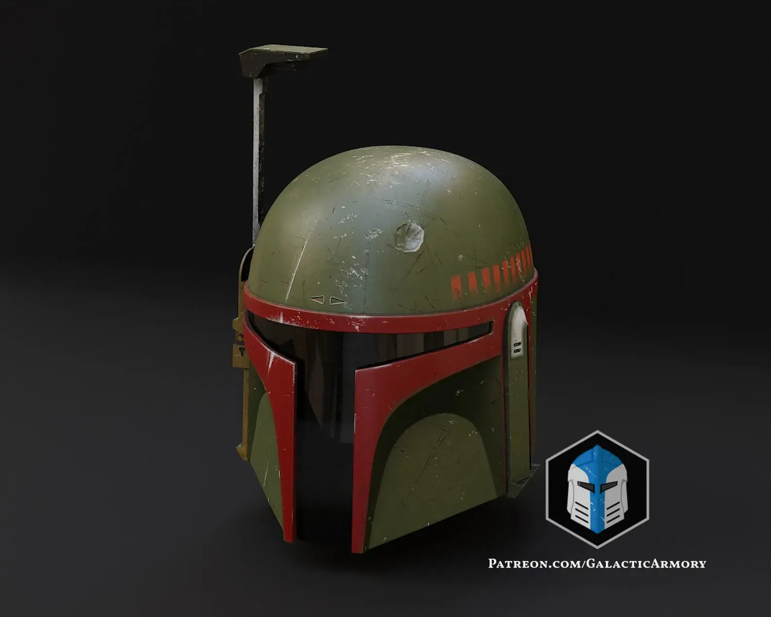 BOBF Helmet Kit | Boba Fresh | Book of Boba | Includes Visor | Physical DIY Kit