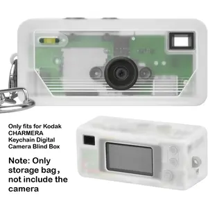 Silicone Case for Kodak CHARMERA Keychain Digital Camera Blind Box, Photo Mini Soft Keychain Camera Sleeve with Precise Cutouts & Scratch Protection - Camera NOT Included
