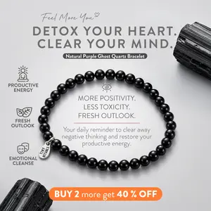 TINY RiTUALS Black Tourmaline Energy Bracelet