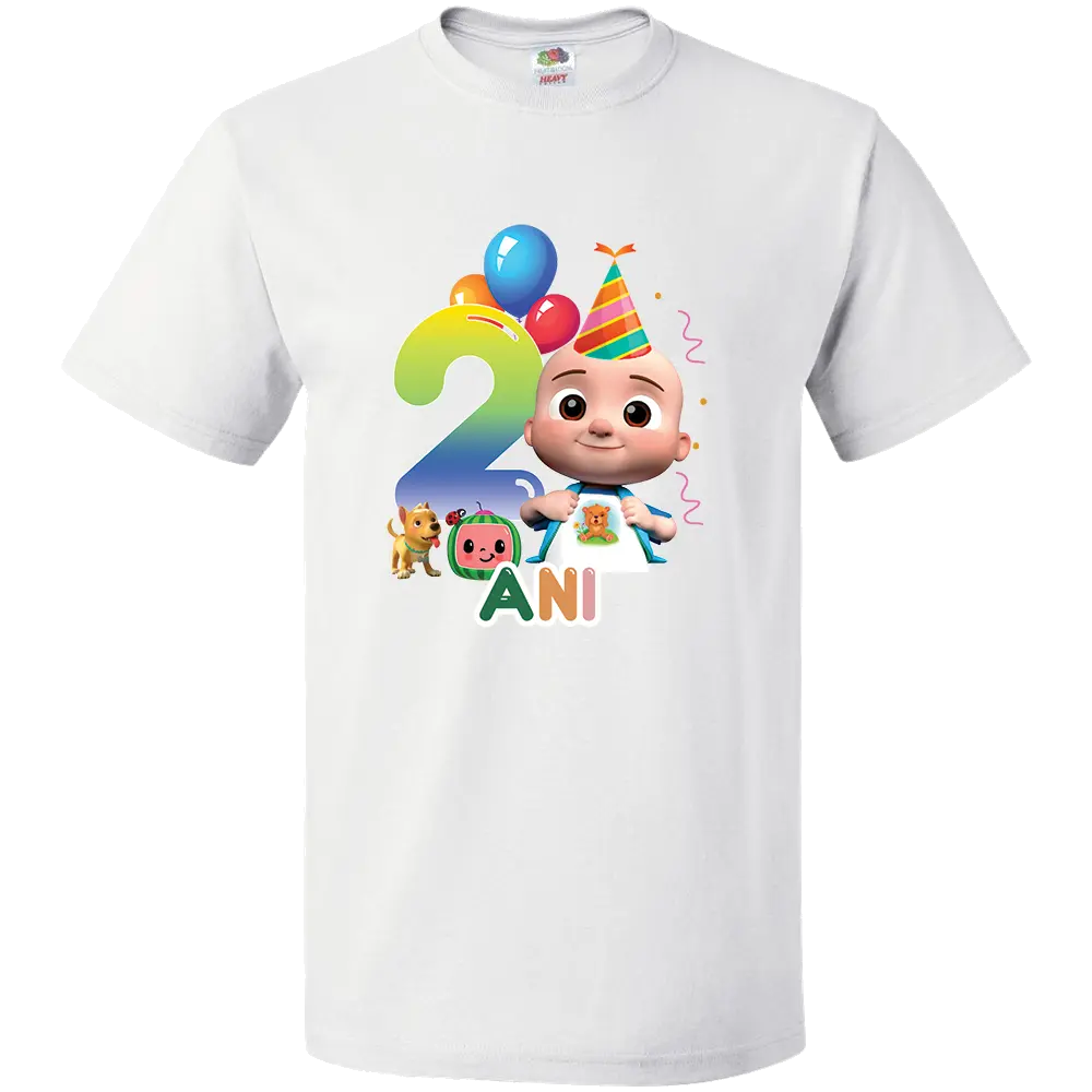 Cocomelon Birthday T-shirt. Cocomelon Birthday T-shirt.