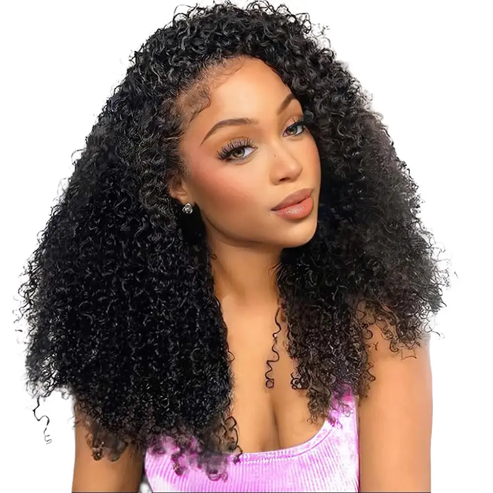 Auvzy Half Wig Synthetic Hair 3 In 1 Curly Half Wig With Adjustable Drawstring Seamless Flip For Beginner Friendly Water Wave For Black Women Summervibes Glueless Wigs