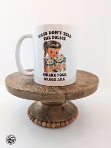 Cats Don't Tell Coffee Mug