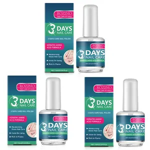 ROZINO 3 Days Nail Care Formula with Keratin Amino Acid & Aloe for Superior Nail Nourishmen.for Healthy Nails Professional Multi-Benefit Treatment