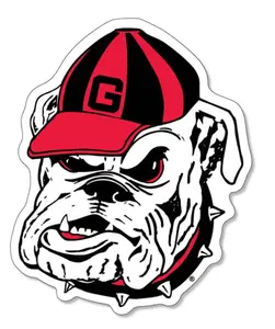 UGA Cling Decal 5"
