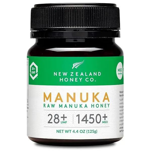New Zealand Honey Co. Raw Manuka Honey UMF 28+ | MGO 1450+, UMF Certified / 4.4oz