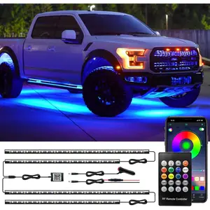 Underglow Kit for , Led Underglow Lights with App and Remote Control, 16 Million RGB Colors, 29 Preset Modes, Music & DIY Mode, Under  Led Lights Exterior for SUVs, , DC 12V