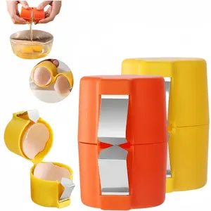 Arthink Portable Handheld Egg Crusher Multicolor Stainless Steel Rust Resistant Quick Egg Opener Kitchen Gadget Utensils with Compact Design & Value Pack of Three - Cover TikTokShopBlackFriday