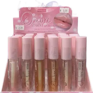 Beauty Treats Smooth Ombré Vitamin E Lip Treatment - Holographic Lip Gloss for Beautiful Shine Moisturizing Moisture Nourishing Moisturize
