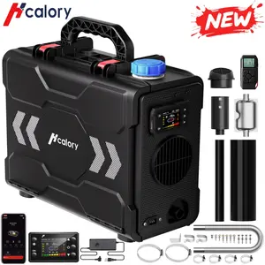 8KW Diesel Heater, 6L Toolbox 2S Plus Portable Diesel Air Heater All in One 110V/12/24V with App Control, Wireless Temperature Sensing and Altitude Mode for RV Garage Camper 2025 Upgraded