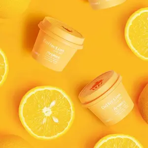 Gourmand Christmas Milkshake Snow Cone Gel Air Freshener – Indoor Scent, Odor Eliminator