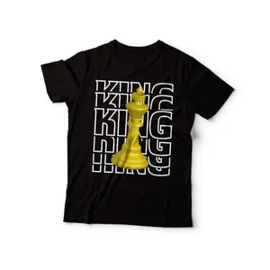 Black King Art Design T-Shirt