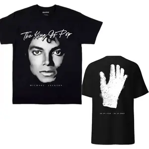 MJ King of Pop Vintage T-Shirt, Iconic Glove Graphic Tee, Retro Music Shirt, Vintage Tshirt