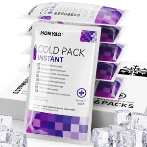 HONYAO - Essential for the World Cup, Instant cold compress pack | Ultimate Summer Cool Hack，disposable cold compress pack, suitable for pain relief, swelling reduction，Summer Heat Buster Must-Have，summer vibes