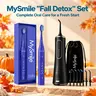 MySmile Cordless Water Flosser & Electric Toothbrush Combo - 5 Modes, IPX7 Waterproof, 10 Replacement Heads, Long Battery Life