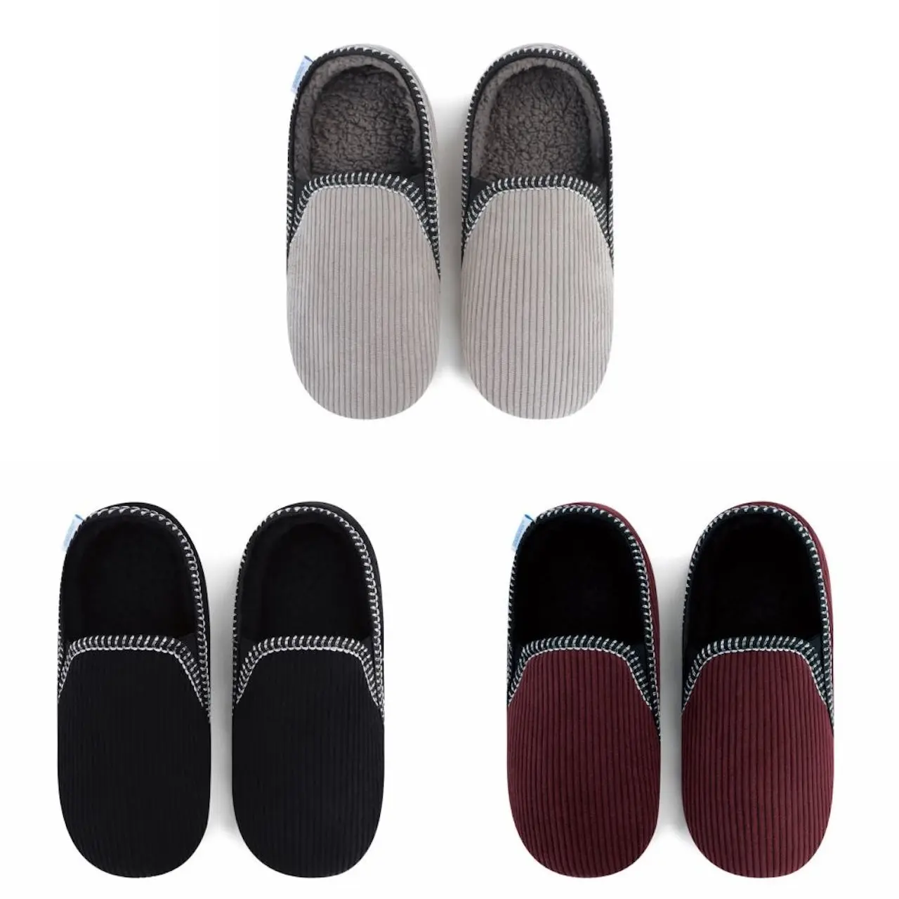 Alpine Corduroy Snoozies Slipper With Memory Foam Sole - Mens