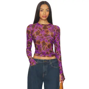 AFRM Kaylee Top in Violet Haze Floral