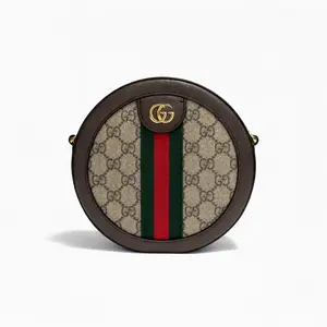 Pre-owned GUCCI Canvas Shoulder Bags BJ1101904038 Ophidia MIni Supreme Shoulder Bag