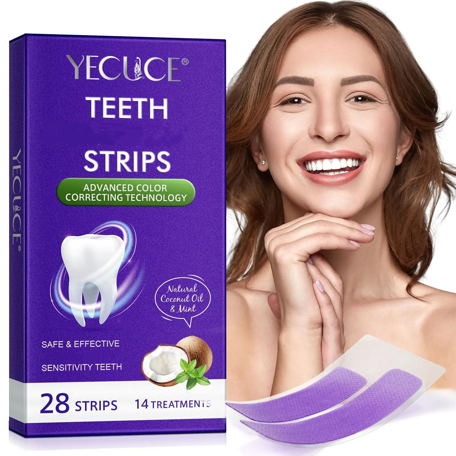 Yecuce Dental Flossers, 28 Pieces Per Pack, Essential Oral Care Supplies, Teeth Cleaning Kit, Convenient Travel Size, Travel Floss Picks, Portable Floss, Perfect for Daily Use