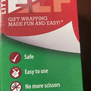 Product Review of Little Elf Gift Wrap Cutting Tool (2-Pack) - As Seen on Shark Tank - Easy and Safe Wrapping Paper Cutting Tool from K** A**